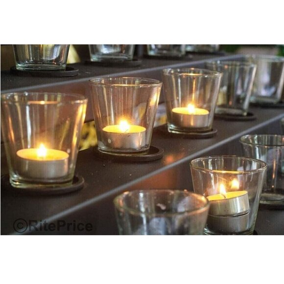 10 PCS Gardenia Tealight Candles Highly Scented w/ Essential & Natural Oils -New - Picture 6 of 9